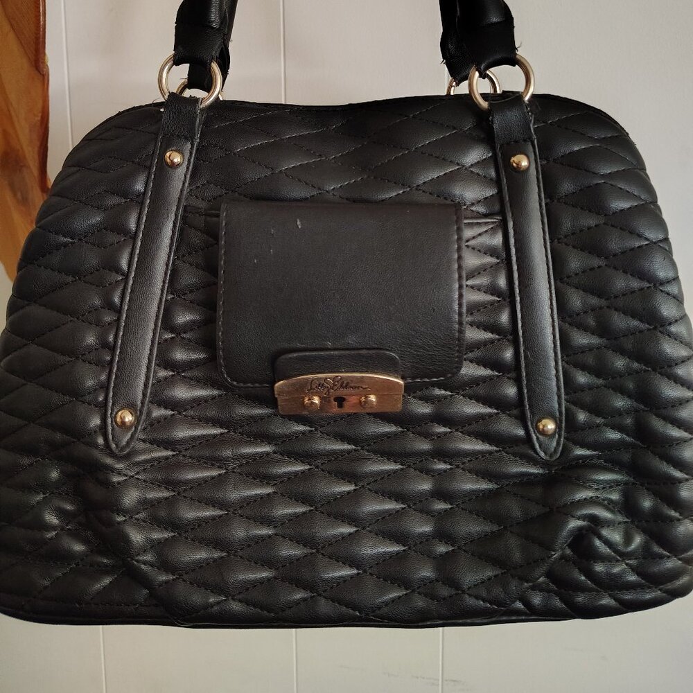 Libby Edelman Black faux Purse